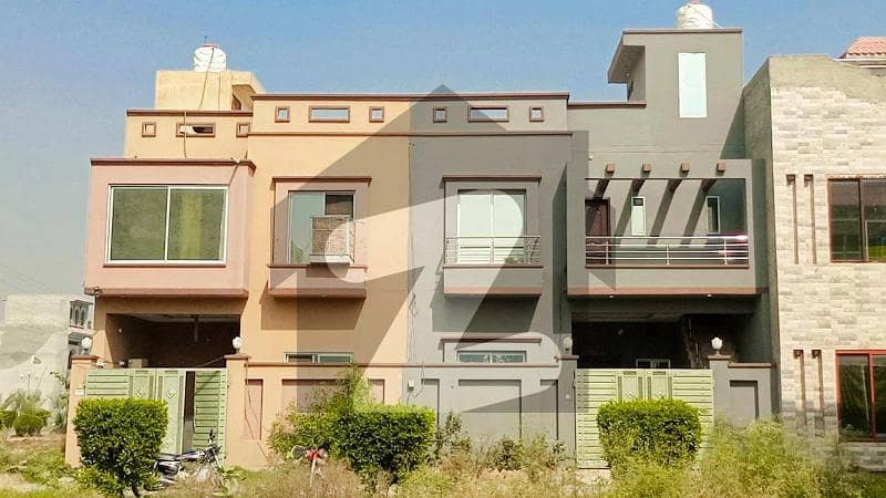 4 Marla Good Looking House In Sj Garden For Booking On Cash Or 1 Year Installments