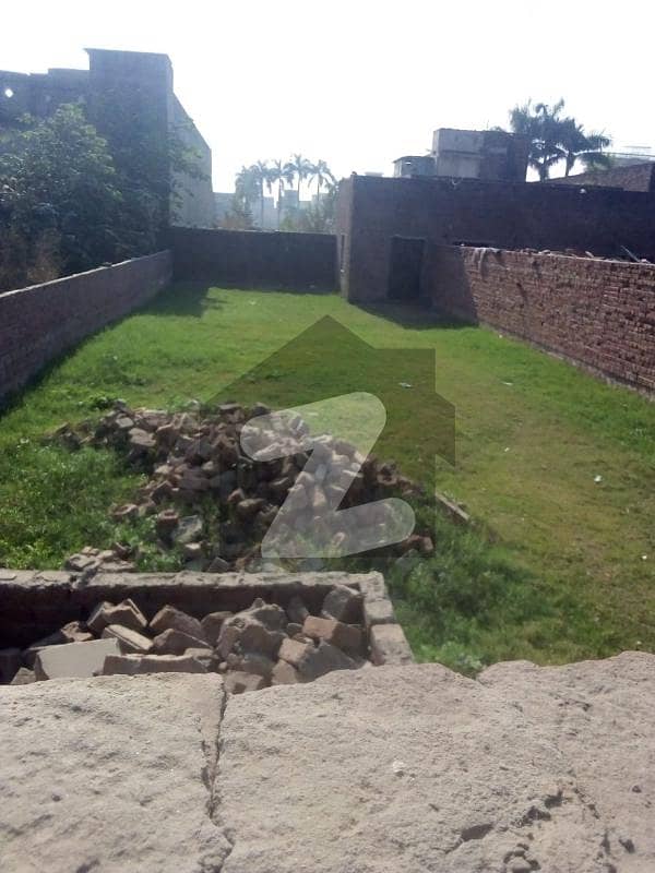 12 Marla Residential Plot For Sale On Model Town Ugoki Boundary Wall Project At Prime Location