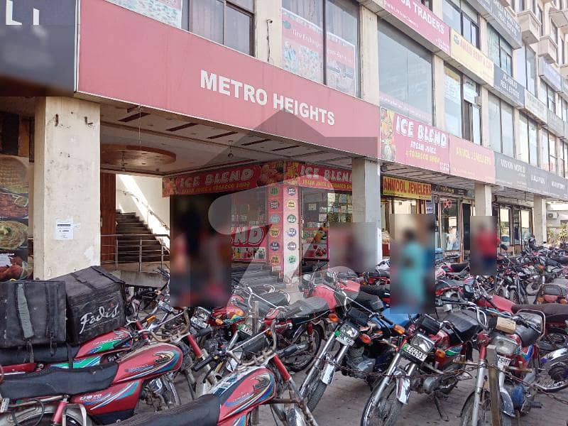 Corner Shop on Ground level, in Metro Heights Bahria Town Facing Talwar Chowk