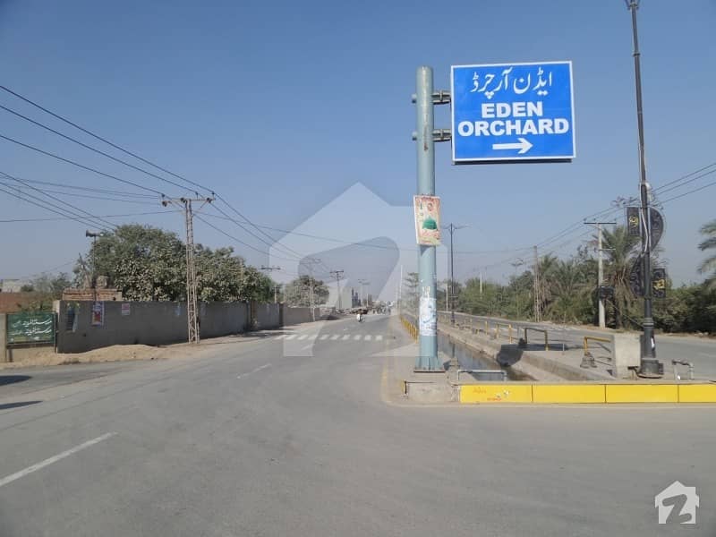 Ready To Sale A Residential Plot 11 Marla In Eden Orchard Faisalabad