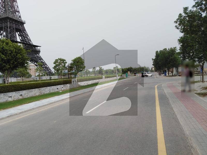 8 Marla Corner Facing Eiffel Tower Commercial Plot For Sale In Bahria Town Lahore