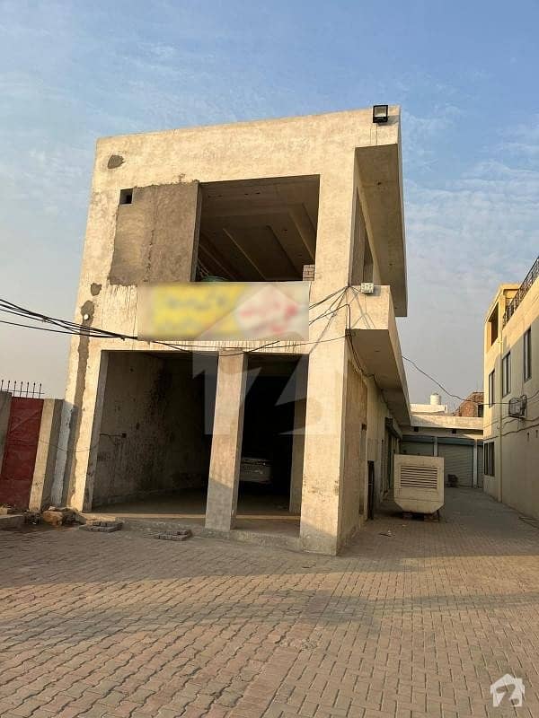 65 Marla Commercial Area Having 23 Shops And A Restaurant For Sale In Sheikhupura District Near Sialkot Motorway And Airport