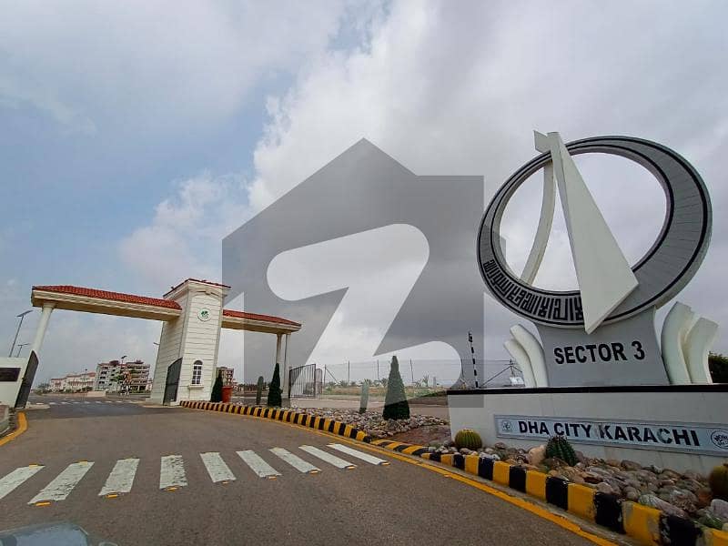 500 Yards Residential Plot For Sale In Sector 3a Dha City Karachi.