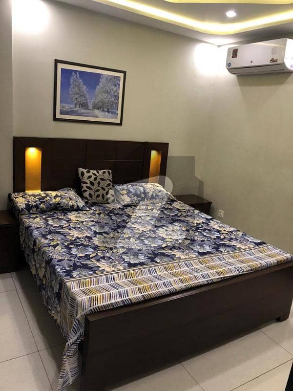 One Bed Available Near Market Flat Per Day Rent In Sector C Bahria Town Lahore