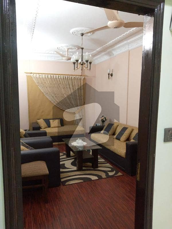 3 Bed Drawing Lounge Apartment Available For Sale Located On Main Shahra-e-quaideen