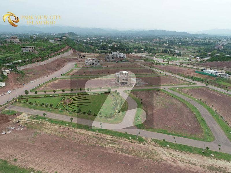 5 Marla best location plot available for sale in sector F Park view City Islamabad