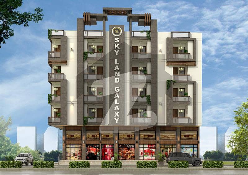 Skyland Galaxy 2 & 3 Rooms Ultra Modern Apartments Are Available On Easy Monthly Instalments At Prime Location Of Sec 7a Surjani Town