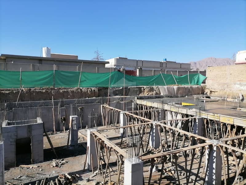 Under Construction Flat For Sale On Installment At Fj Hieghts Airport Road Near Al Fajar Hotel
