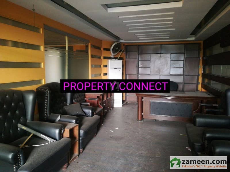 Property Connect Offers 8000 Square Feet Space Fully Furnished Ground Floor Office Available In I93 Near Main Road Suitable For Telecom IT Software