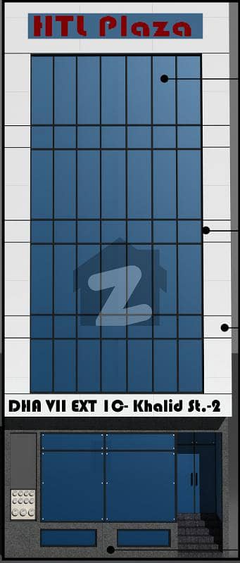 خالد کمرشل ایریا ڈی ایچ اے فیز 7 ایکسٹینشن ڈی ایچ اے ڈیفینس کراچی میں 2 مرلہ دفتر 78 لاکھ میں برائے فروخت۔