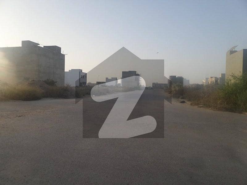 500 Yards Residential Plot For Sell On Khy Faisal West Open With Service Road