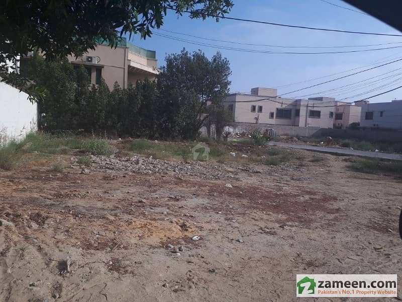 West Open 500 Sq Yards Residential Corner Plot Available For Sale In Dha Phase 6