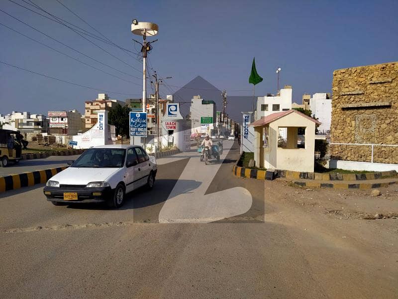 سادی ٹاؤن - بلاک 6 سعدی ٹاؤن سکیم 33 کراچی میں 5 مرلہ رہائشی پلاٹ 1 کروڑ میں برائے فروخت۔