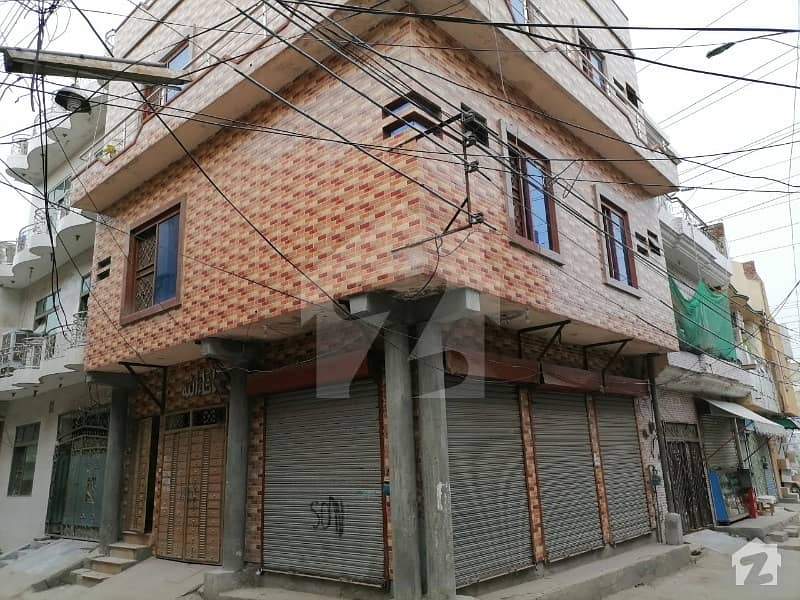 3 Marla Corner Commercial Building For Sale In Sabzazar Liaqat Chowk Main Back