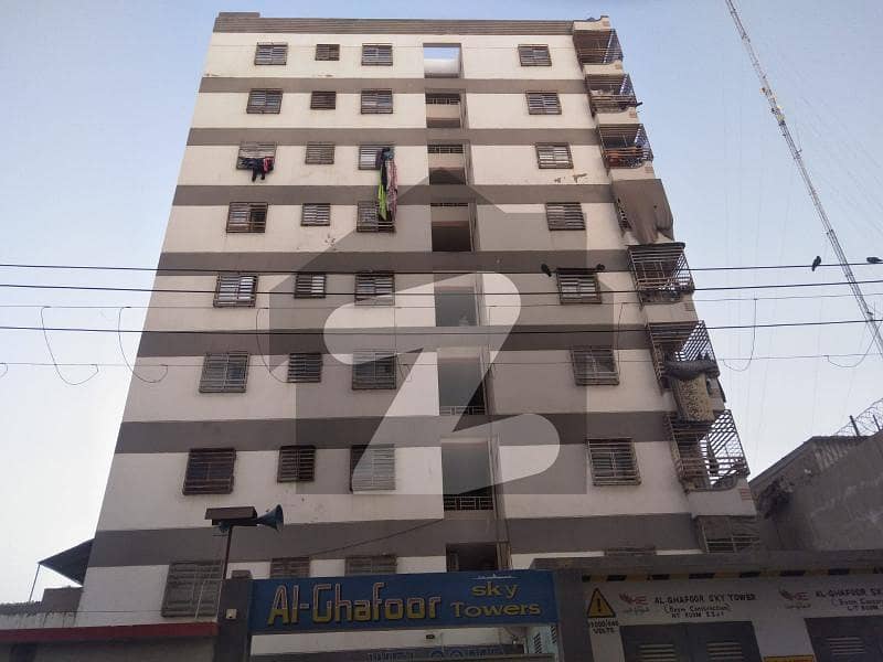 2 Rooms Flat For Sale With Roof In Al-ghafoor Sky Tower