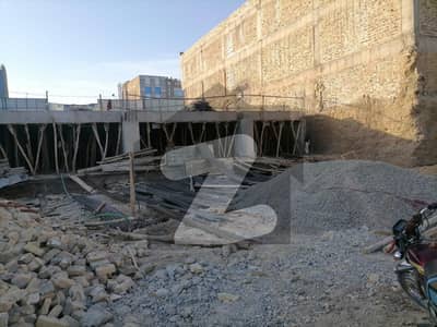 under construction flat for sale on installment and cash at alpha hieghts main Hanna bypass near KIA motors nawakilli