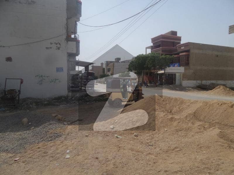 گلشنِ معمار - سیکٹر آر گلشنِ معمار گداپ ٹاؤن کراچی میں 9 مرلہ رہائشی پلاٹ 1.6 کروڑ میں برائے فروخت۔
