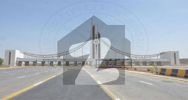 3 Side Corner Chance Deal 500 Yard Residential Plot At Most Prime Location Of Dha City Karachi Sector 9-b