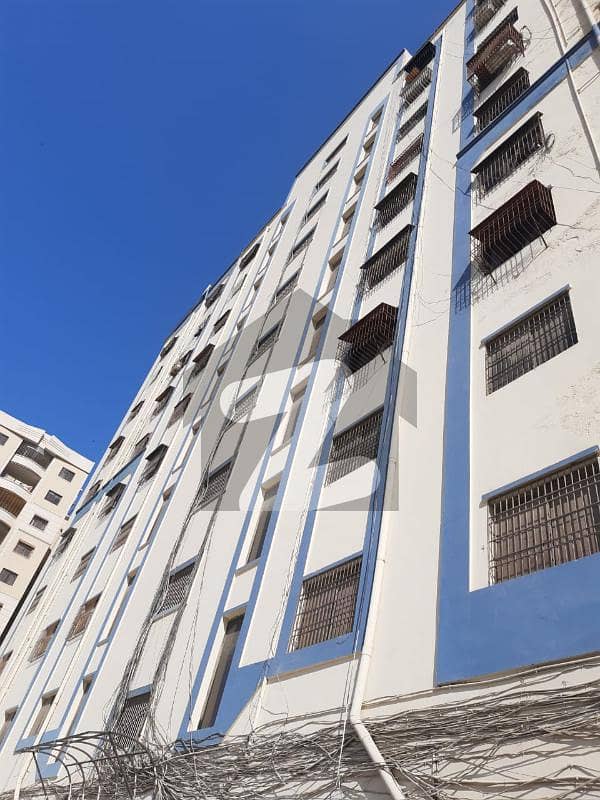 Shamim Tower 2 Bed DD Apartment For Sale At Aesthetic Location Of Federal B Area Block 9 200 Feet Main Road