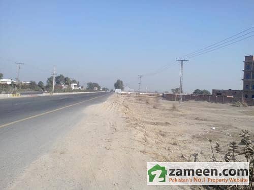 Superb Location For Control Shed 24 Kanal Main Gt Road Sheikhpura Faisalabad Road