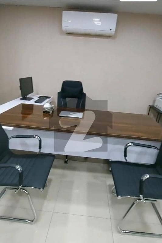 Fully Furnished New Office For Rent Main Airport Road Near Yasir Broast and Saver Food Commercial Area