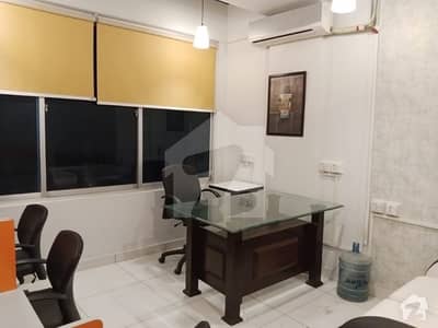 Near 26 Street Vip Furnished Office For Rent 24/7 Time Lift Back Up Generator With Cubicle Work Station Glass Chamber With Ac Kitchen Washroom