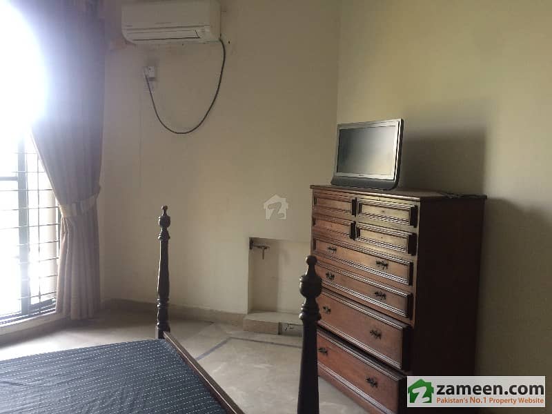 Full Furnished One Master Size Bed Room With Attach Bath Available For Rent In Phase4 Dha Lahore