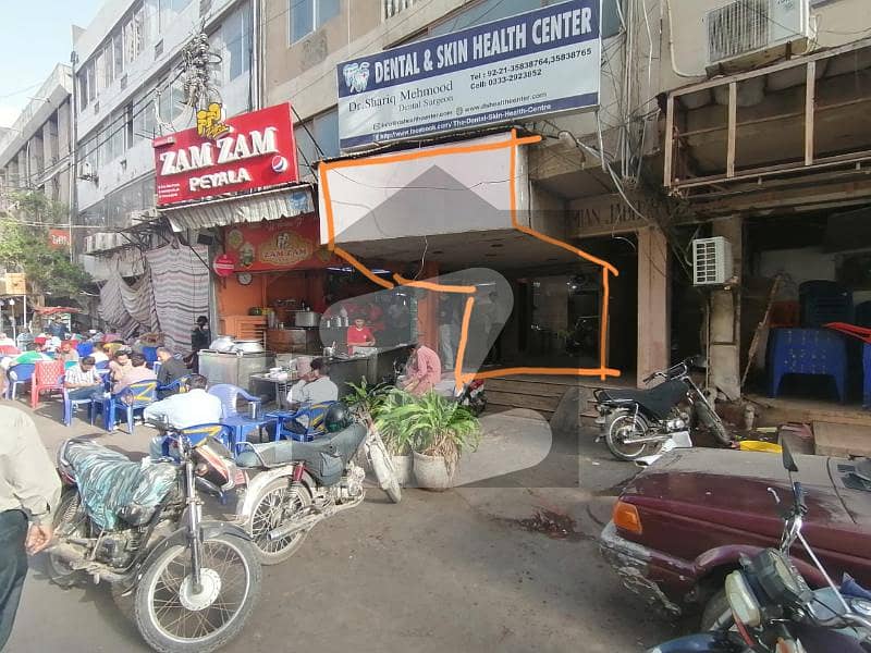 Shop For Rent In Clifton. 280 Square Feet. Block 8 Near Damscus And Dunkin Donuts , Right Beside Zamzam Peyala.