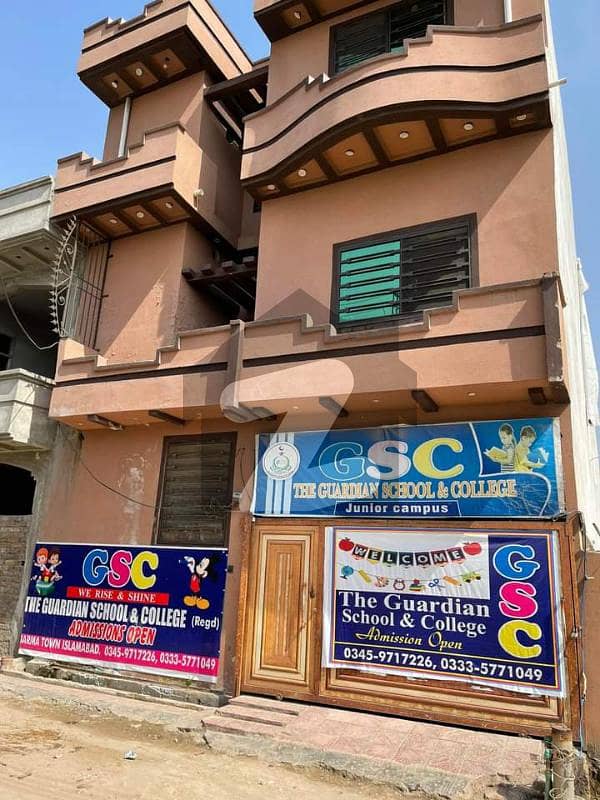 6 Marla House For Sale In Burma Town Next To Fatima Jinnah College Islamabad