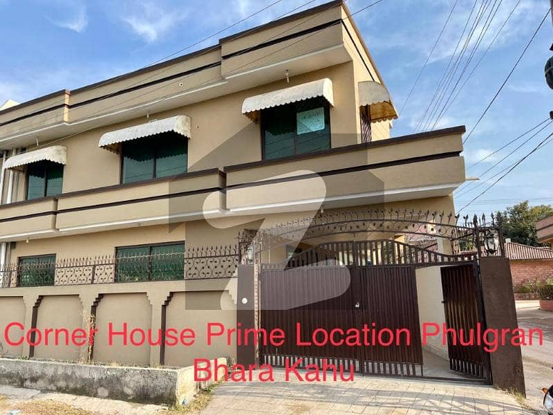 7 Marla Double Storey Corner House For Sale Prince Road Bharakahu Islamabad