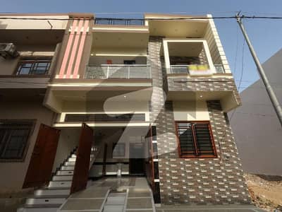 Brand New 120 Sqyd Next To Corner West Open Bungalow For Sale At Aesthetic Location Of Saadi Town