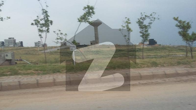 General Plot 10 Marla plot for sale in sector H Bahria town phase 8 Boulevard Back With Extra land