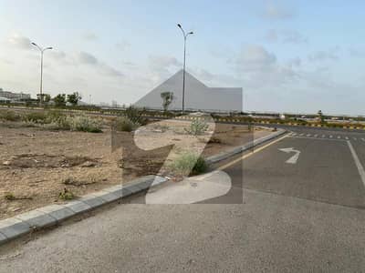 300 Yards Commercial Plot On 120' Wide Abdul Sattar Avenue, Service Road With Double Side Road, Ready To Construct