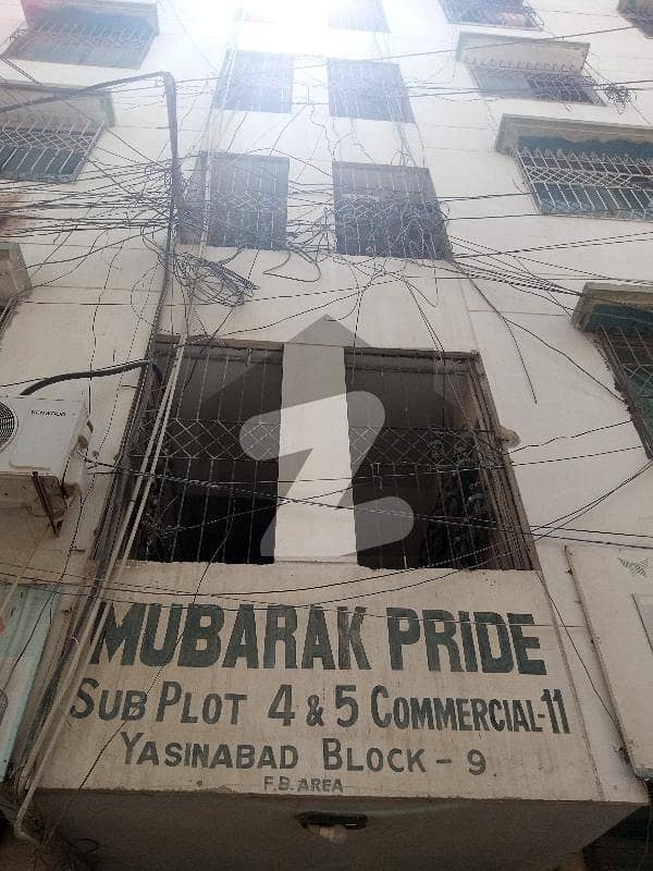 یاسین آباد گلبرگ ٹاؤن کراچی میں 2 کمروں کا 4 مرلہ فلیٹ 45 لاکھ میں برائے فروخت۔