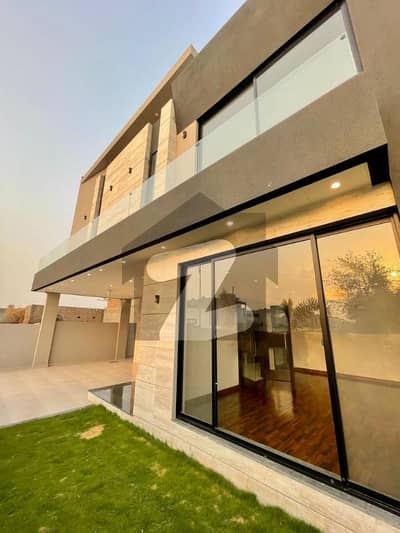13.6 Marla Brand New Contemporary Designer House with 5 Bed Rooms For Sale in Sector A, Phase 6, DHA Lahore