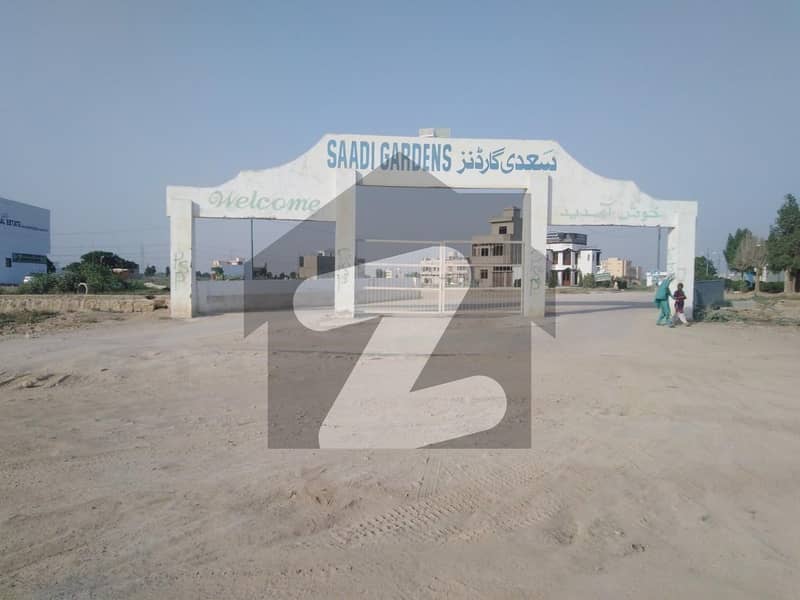 Saadi Garden Commercial Plot Is Available For Sale