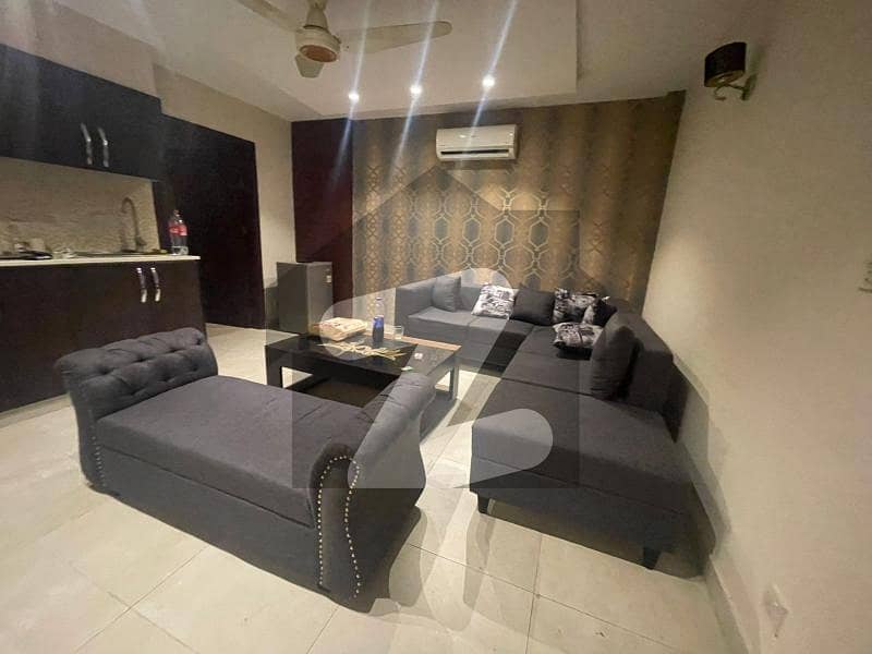 Single Bed Fully Furnished Studio Apartment For Rent In Bahria Town Lahore Facing Eiffel Tower