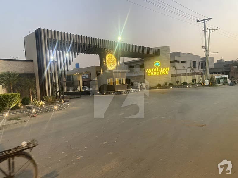 10 Marla Plot Available For Sale In A Block Ayesha Block Abdullah Garden Canal Road Faisalabad