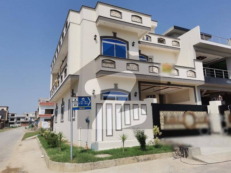 Corner Double Storey House For Sale In B Block Faisal Town Islamabad