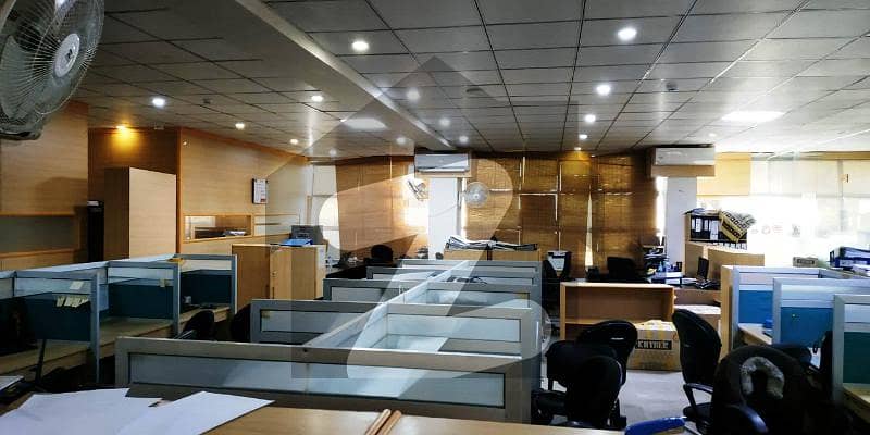 Blue Area 8,000 SQ FT Furnished Elegant Corporate Office is available for Rent.
