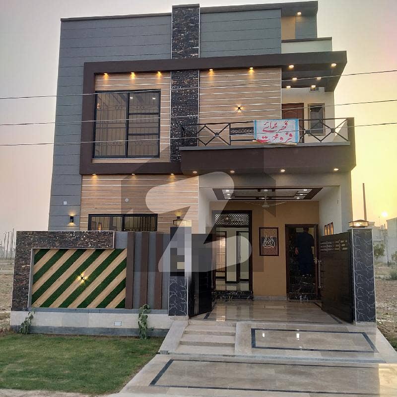 5 Marla Facing Park Double Storey Modern Style House For Sale