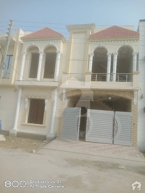 Allama Iqbal Avenue - 5 Marla Brand New Luxury House For Sale 50 Feet Road