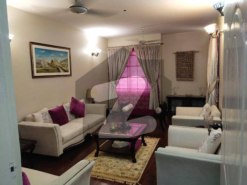 1820 Sq Ft Furnished Flat Is Available At Main Shahra-e-Faisal Road Facing Building