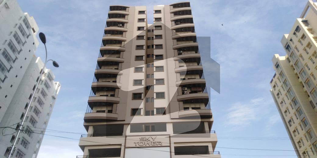 Main Choudhry Khaliquzama Road Brand New Sky Tower With Roof Apartment For Sale In Clifton Block 8