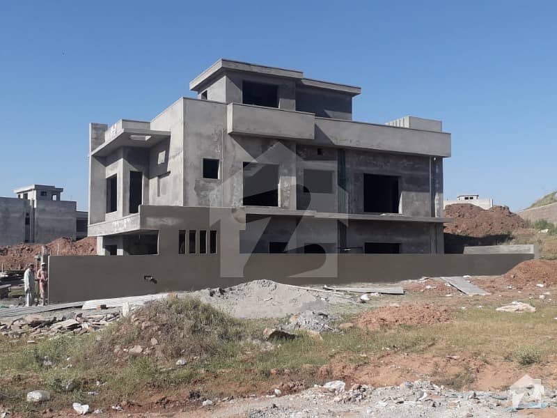 Complete Grey Structure House For Sale In Bahria Town Rawalpindi Bahria Town Phase 8 Block L