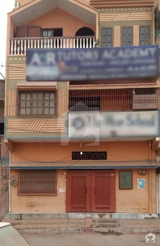 لانڈھی کراچی میں 6 مرلہ عمارت 7 کروڑ میں برائے فروخت۔