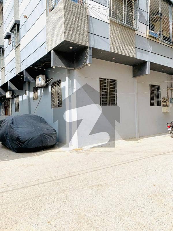 Beautiful Full Furnished Flat 110 Sq Yd West Open Ground Floor Available For Sale PIB Colony