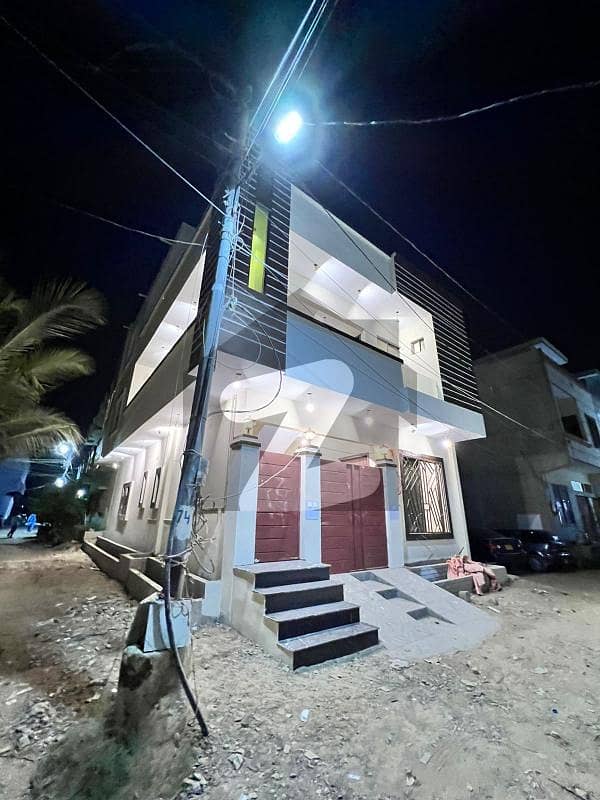 Brand New House In Police Society Corner West open 3 floor furnished
Boundary wall society
Near Jinnah Avenue