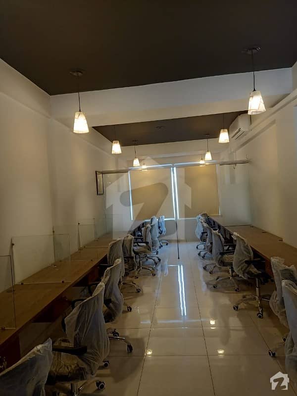 Dha Phase 5 Near 26 Street Brand New Furnished Office For Sale Good Rental Income