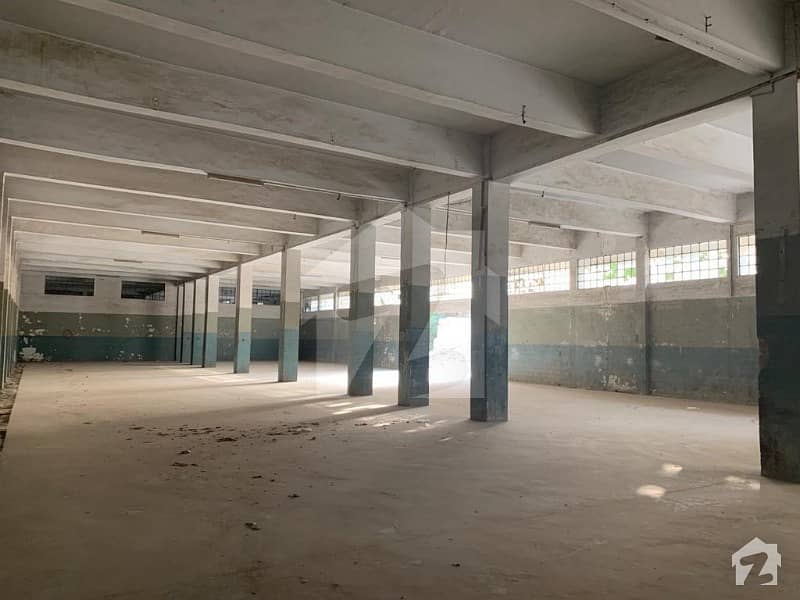 Industrial Factory For Sale 15000 Yard Totally Constructed  Available At Sector 29 Main Korangi Landhi Industrial Area Road